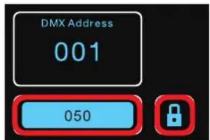 Cameo Instant Air 3000 - DMX-STARTADRESSE EINSTELLEN - 4