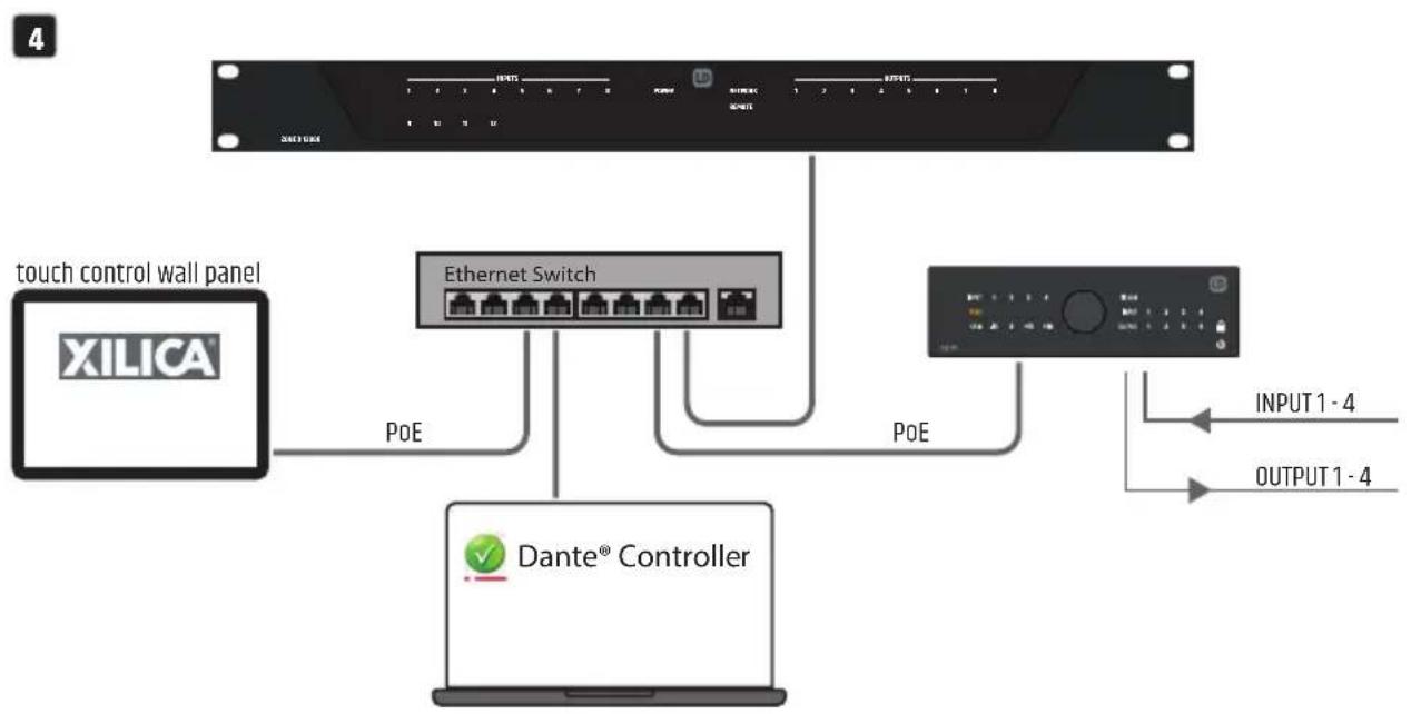 LD Systems DIO 44 - EJEMPLOS DE CONEXIÓN - 9