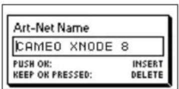 Cameo XNODE 8 - DELETING TEXT - 1