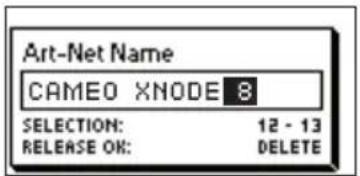 Cameo XNODE 8 - USUWANIE TEKSTU - 3