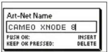 Cameo XNODE 8 - INSERTING OR APPENDING TEXT - 7