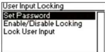 Cameo XNODE 8 - LOCK USER INPUT - 1