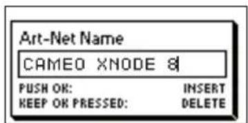 Cameo XNODE 8 - DELETING TEXT - 2