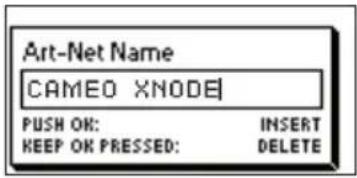 Cameo XNODE 8 - TEXT EINFÜGEN ODER ERGÄNZEN - 1