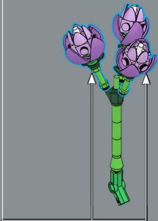 LEGO Botanical Collection 10345 - Le lys - 14