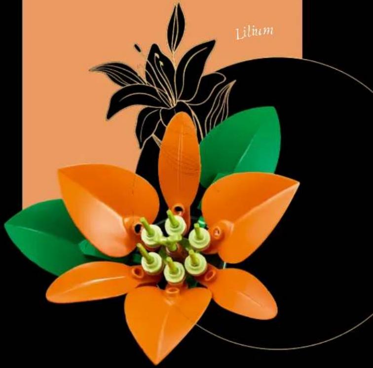 LEGO Botanical Collection 10345 - Le lys - 1