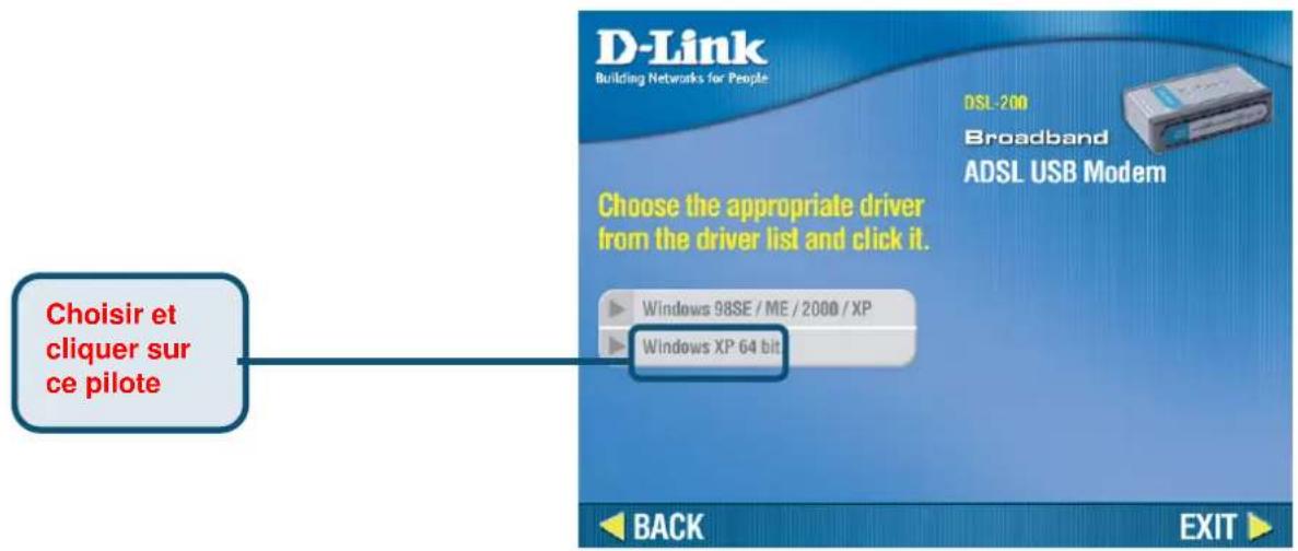 D-LINK DSL-200 - Windows XP 64bit - 2