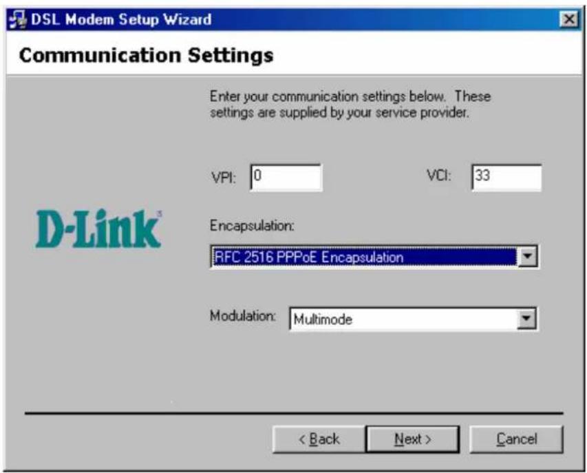 D-LINK DSL-200 - MODIFICATION DE LA CONFIGURATION DU MODEM - 2