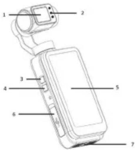 AGFAPHOTO Realimove MC3X - BOUTONS ET FONCTIONNEMENT - 1