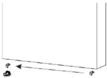FRIGELUX RA445XE - Cambio de dirección de la puerta. - 5