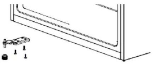 FRIGELUX RA445XE - Door reversal instructions - 8