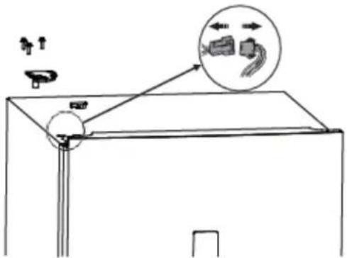 FRIGELUX RA445XE - Changement de sens de la porte - 7