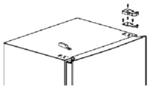FRIGELUX RA445XE - Changement de sens de la porte - 1