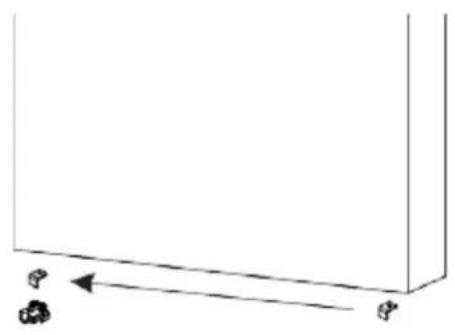 FRIGELUX RA445XE - Door reversal instructions - 7