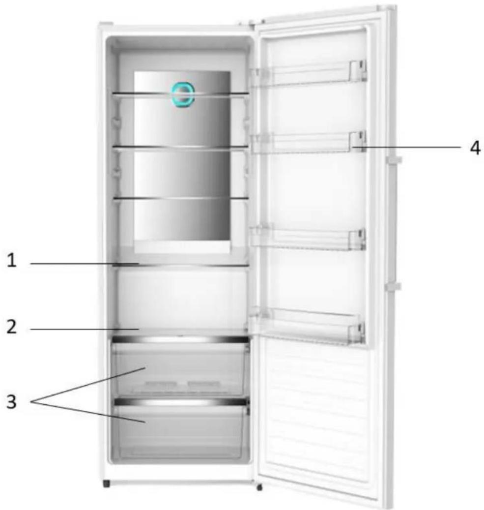 FRIGELUX RA445XE - DESCRIPTION DE L'APPAREIL - 1