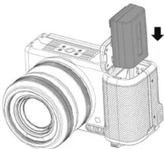 AGFAPHOTO Realishot C130 - - Inserimento della batteria - 1