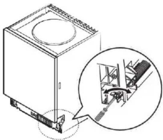 SCHNEIDER SCDW1347D - Stap 3: De spanning van de deurveren aanpassen - 1