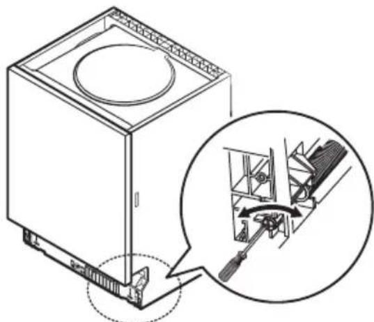 SCHNEIDER SCDW1347D - Étape 3 : Réglage de la tension des ressorts de la porte - 1