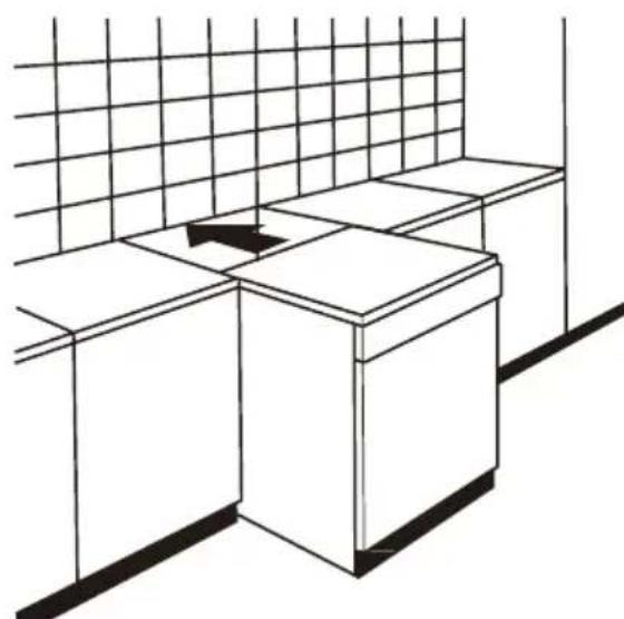 SCHNEIDER SCDW1347D - Juxtaposition entre des meubles existants - 1