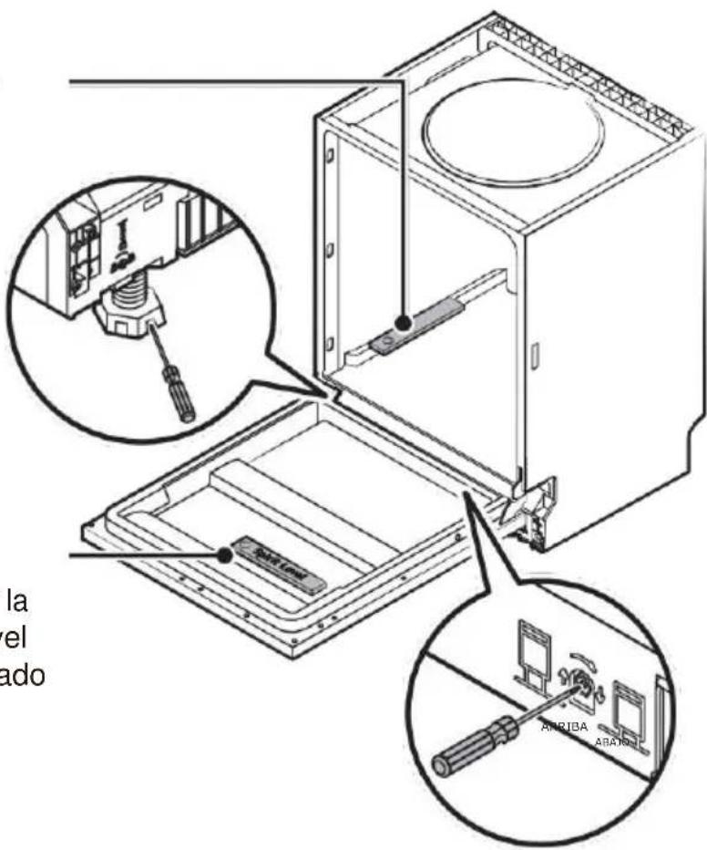 SCHNEIDER SCDW1347D - Paso 5: nivela el lavavajillas - 1