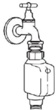 SCHNEIDER SCDW1347D - Conexión de agua fría - 2