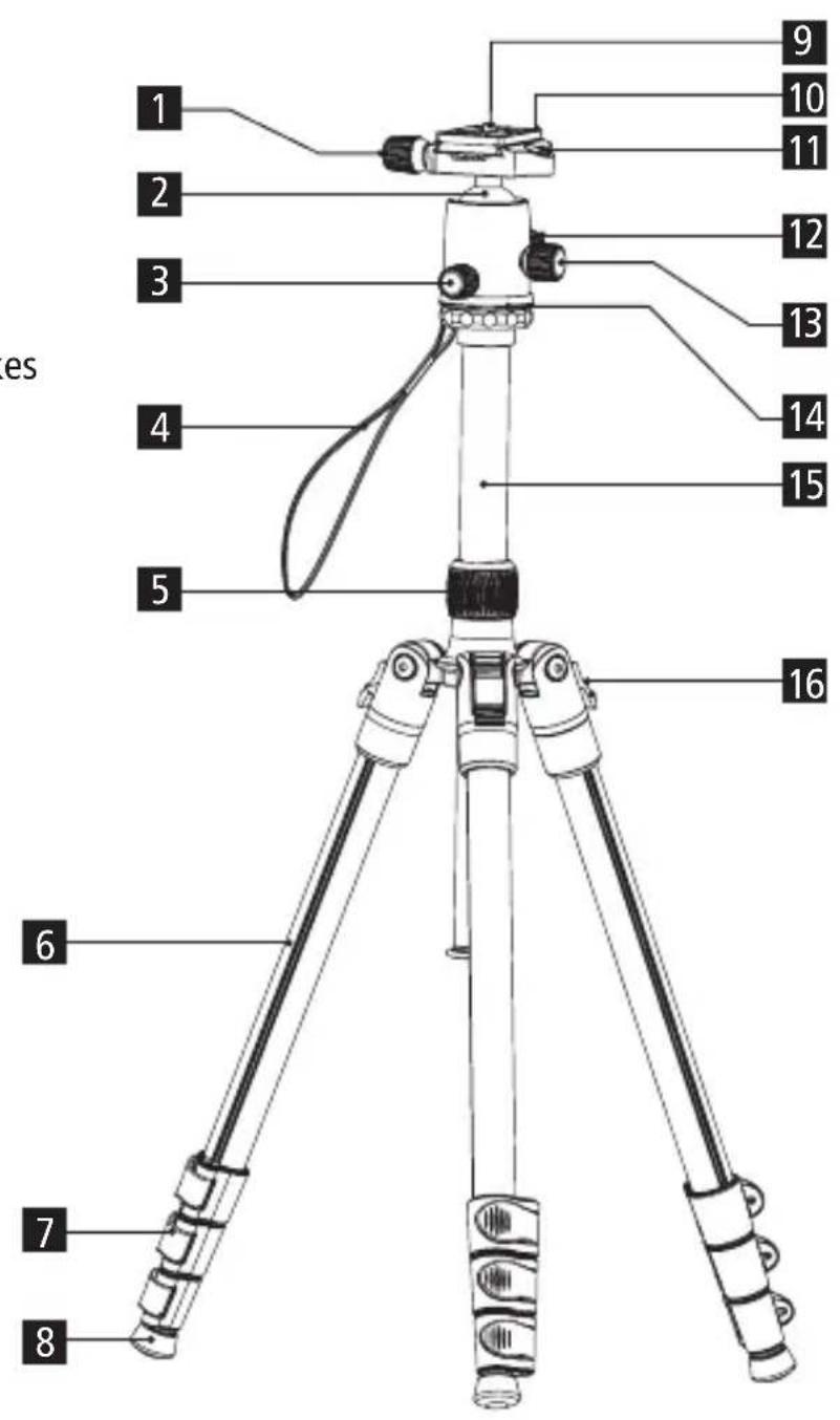 ROLLEI Compact Traveler No. 2 - Product Overview Tripod - 1