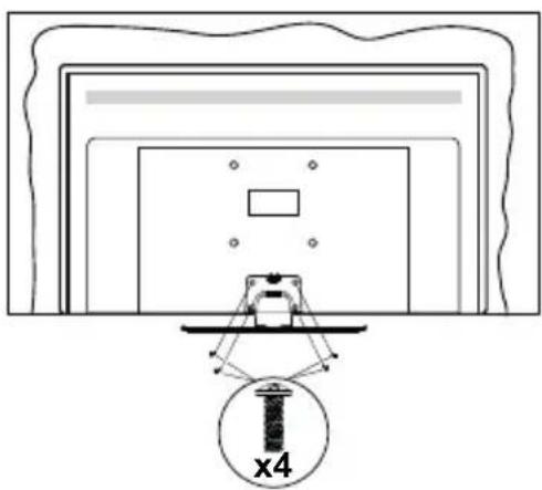 PANASONIC TX-43JX610E - Montage du socle - 3