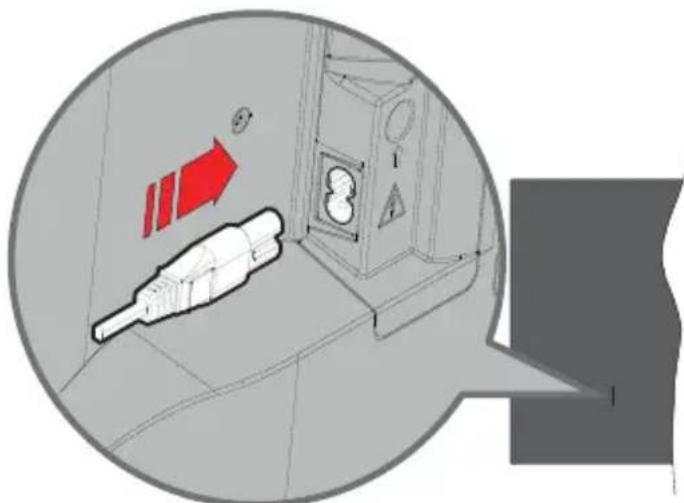PANASONIC TX-43JX610E - Power Connection - 1