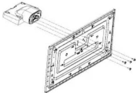PANASONIC TX-43JX610E - Montar o pedestal - 1