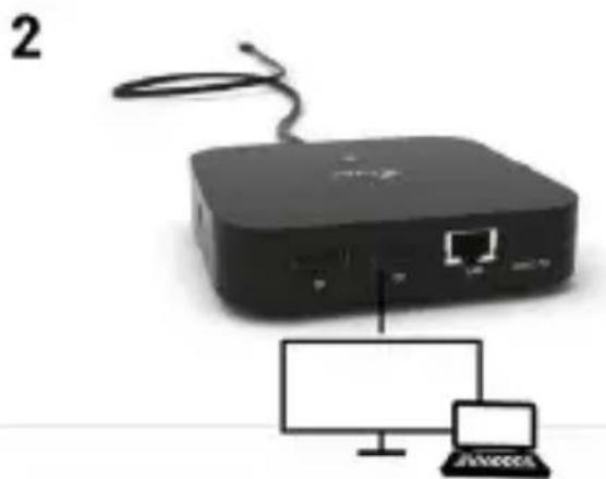 i-TEC C31HUBMETAL2A2C - CONEXIÓN DE LA PANTALLA EXTERNA CON DISPLAYPORT - 2
