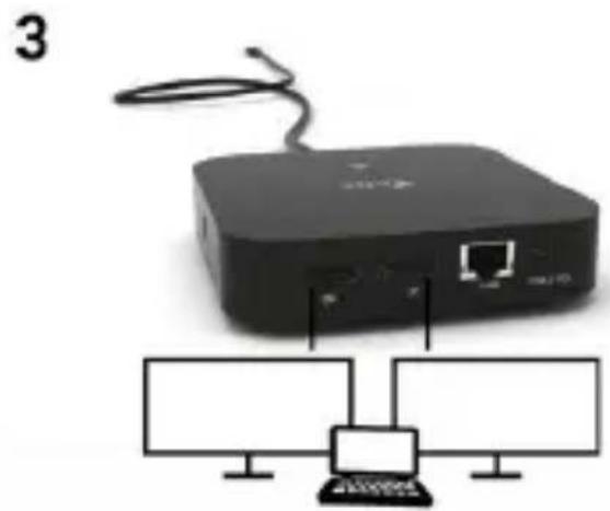 i-TEC C31HUBMETAL2A2C - PODŁĄCZENIE MONITORA Z INTERFEJSEM DISPLAYPORT - 3