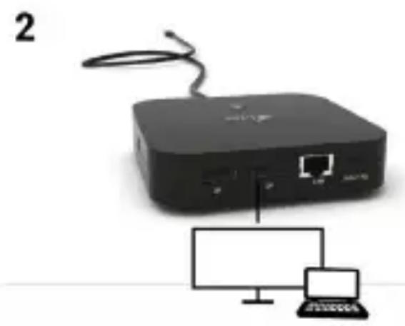 i-TEC C31HUBMETAL2A2C - PŘIPOJENÍ DISPLAYPORT MONITORU - 2