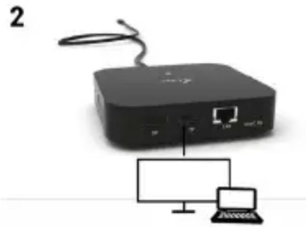 i-TEC C31HUBMETAL2A2C - ANSCHLUSS EINES DISPLAYPORT-BILDSCHIRMS - 2