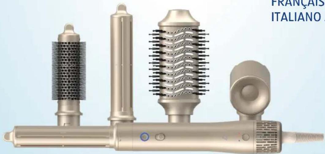 Ambiano HS-51 - PROFESSIONAL 5 IN 1 HAIR STYLER SÈCHE-CHEVEUX PROFESSIONNEL 5 EN 1 | STYLER PROFESSIONALE PER CAPELLI 5 IN 1 HS-51 - 1