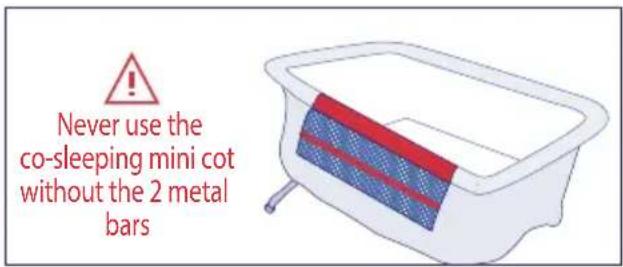 JANE Kombibaby - -The parents' mattress should always be above the top edge of the open window. - 4