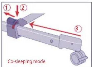 JANE Kombibaby - UNFOLDING AND FOLDING THE LEG (CO-SLEEPING MODE) - 4