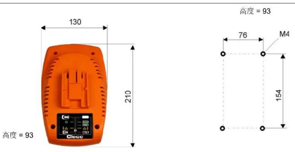 Cleco 47BSYB45D3 - 外形尺寸 (单位: mm) - 1