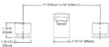 TOTO Upton TB630DD - ROUGH-IN DIMENSIONS / DIMENSIONES PRELIMINARES / DIMENSIONS BRUTES - 2