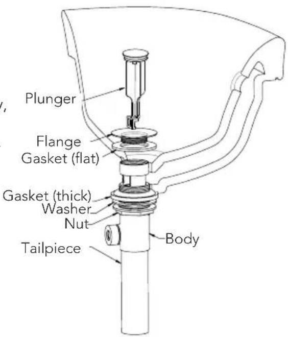 TOTO Vivian TL220DDH12 - INSTALLATION PROCEDURE - Drain - 1