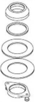 TOTO Vivian TL220DDH12 - PIÈCES INCLUDES - 4