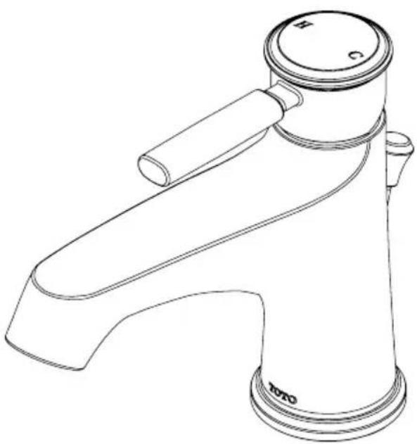TOTO Keane TL211SD12 - Robinet Mitigeur Monocommande de Lavabo - 1