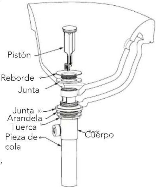 TOTO Keane TL211SD12 - PROCEDIMIENTO DE INSTALACIÓN - Desagüe - 1
