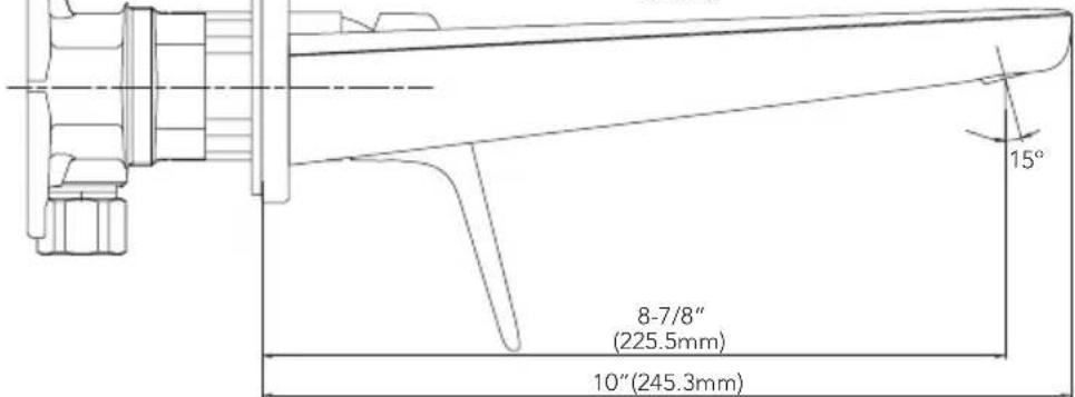 TOTO TLG01311U - ROUGH-IN DIMENSIONS / BOSQUEJO ROBINETTERIE BRUTE / DIMENSÕES APROXIMADAS - 4