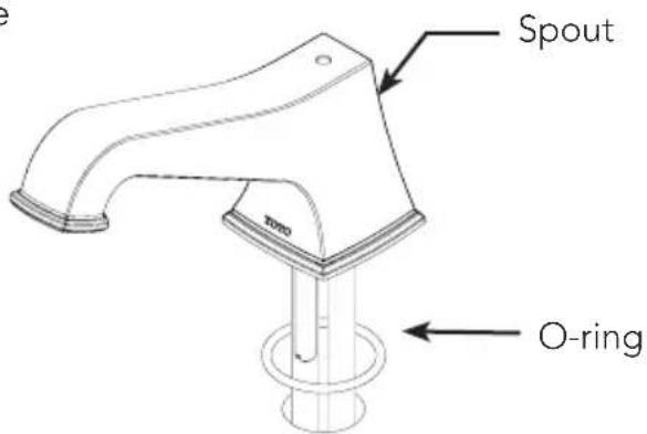 TOTO Connelly TL221DD - INSTALLATION PROCEDURE - Spout - 1