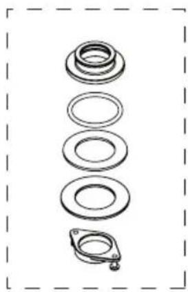 TOTO Connelly TL221DD - PARTES INCLUIDAS - 3