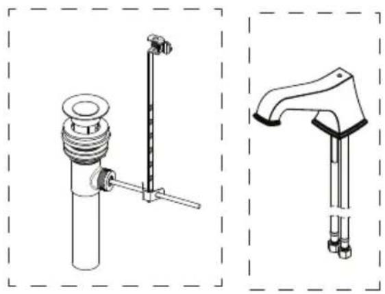 TOTO Connelly TL221DD - INCLUDED PARTS - 1