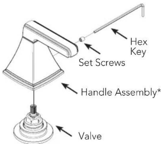 TOTO Connelly TL221DD - INSTALLATION PROCEDURE - Handles - 1