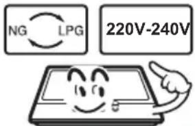 NG LPG 220V-240V