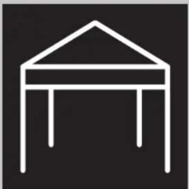 Vonroc PT809AA - PARTY TENT 300X300CM - 1