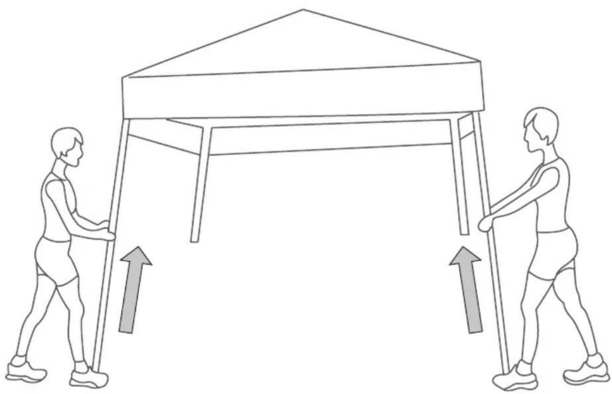 Vonroc PT807AA - PARTY TENT 300X300CM - 6